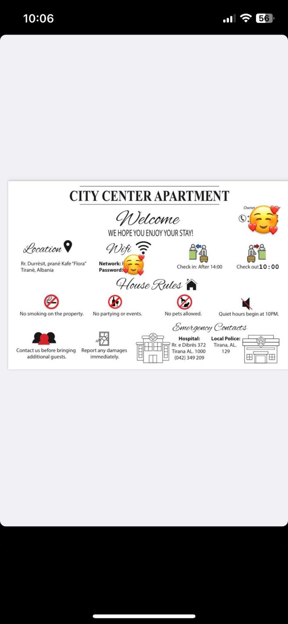City Center Apartment Kafe Flora Tiranë Luaran gambar